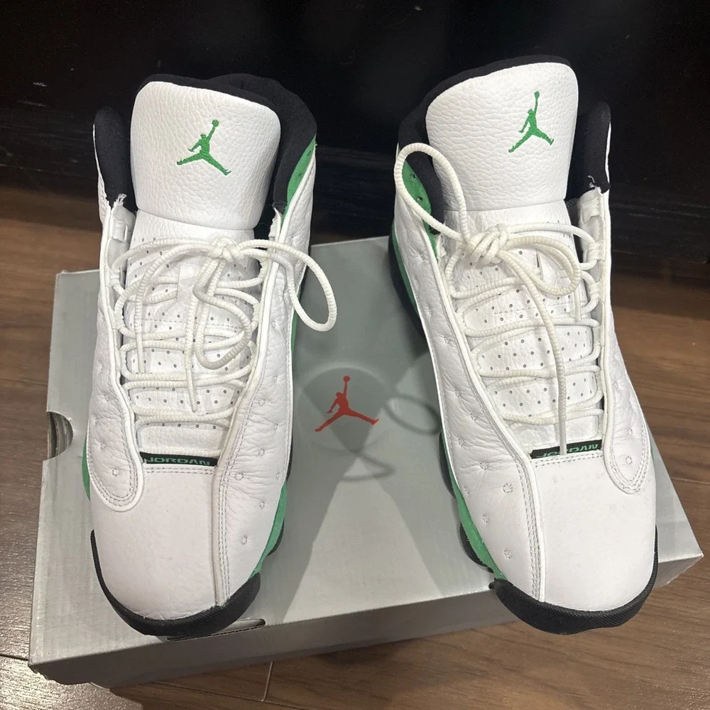 Jordan Air Jordan 13 Retro Lucky Green White/Black/Lucky Green DB6537-113